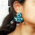 Blue Deepak Earrings - The Earth Store - Fashion Accessories